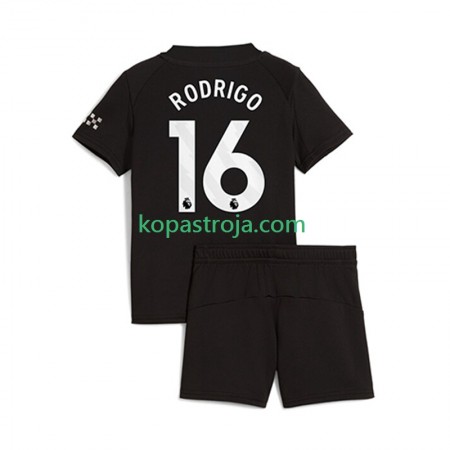 Billiga Fotbollströjor Manchester City Rodrigo Hernandez 16 Barn Borta tröja 2025/26 Kortärmad